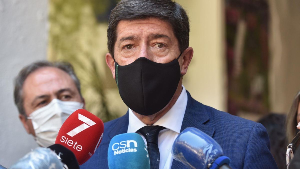 El vicepresidente de la Junta de Andalucía y consejero de Turismo, Regeneración, Justicia y Administración Local, Juan Marín.