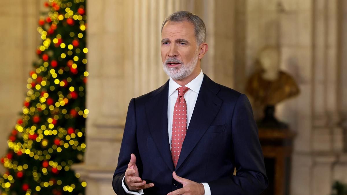 El rey Felipe VI en su discurso de Navidad de 2025