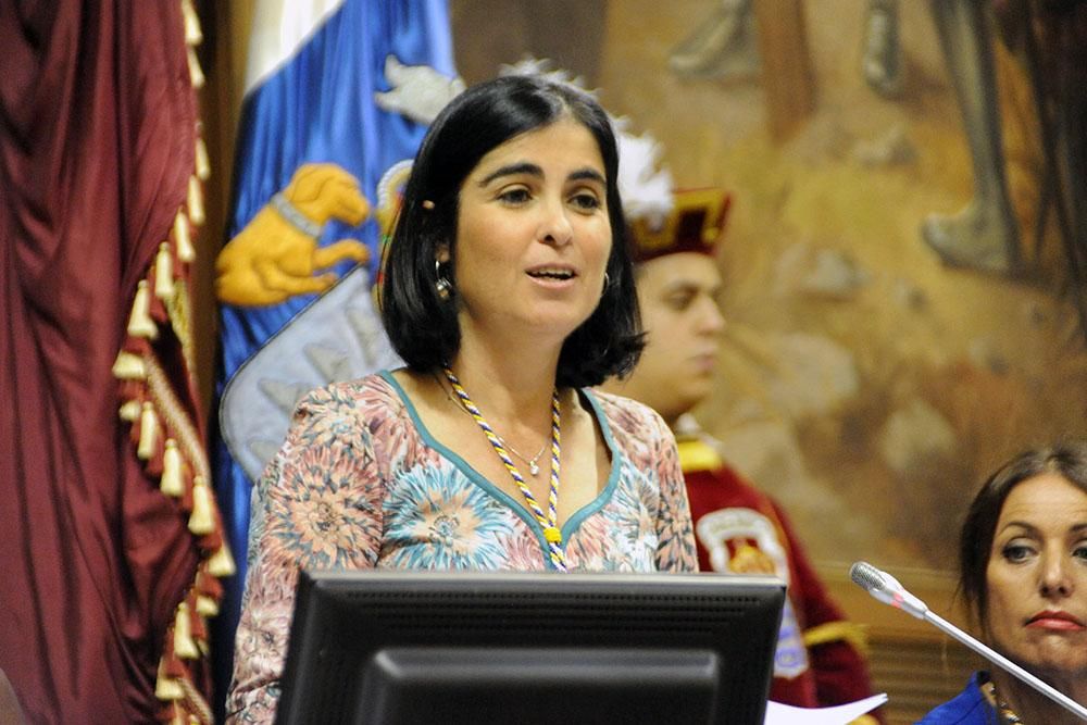 La presidenta del Parlamento de Canarias, Carolina Darias.