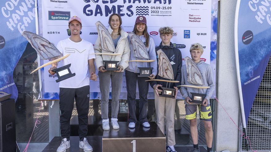 María Morales y Liam Dunkerbeck, campeones del mundo de windsurf