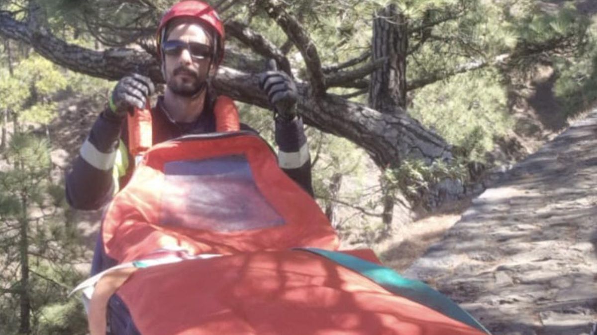 Rescatada una senderista herida en La Cumbrecita