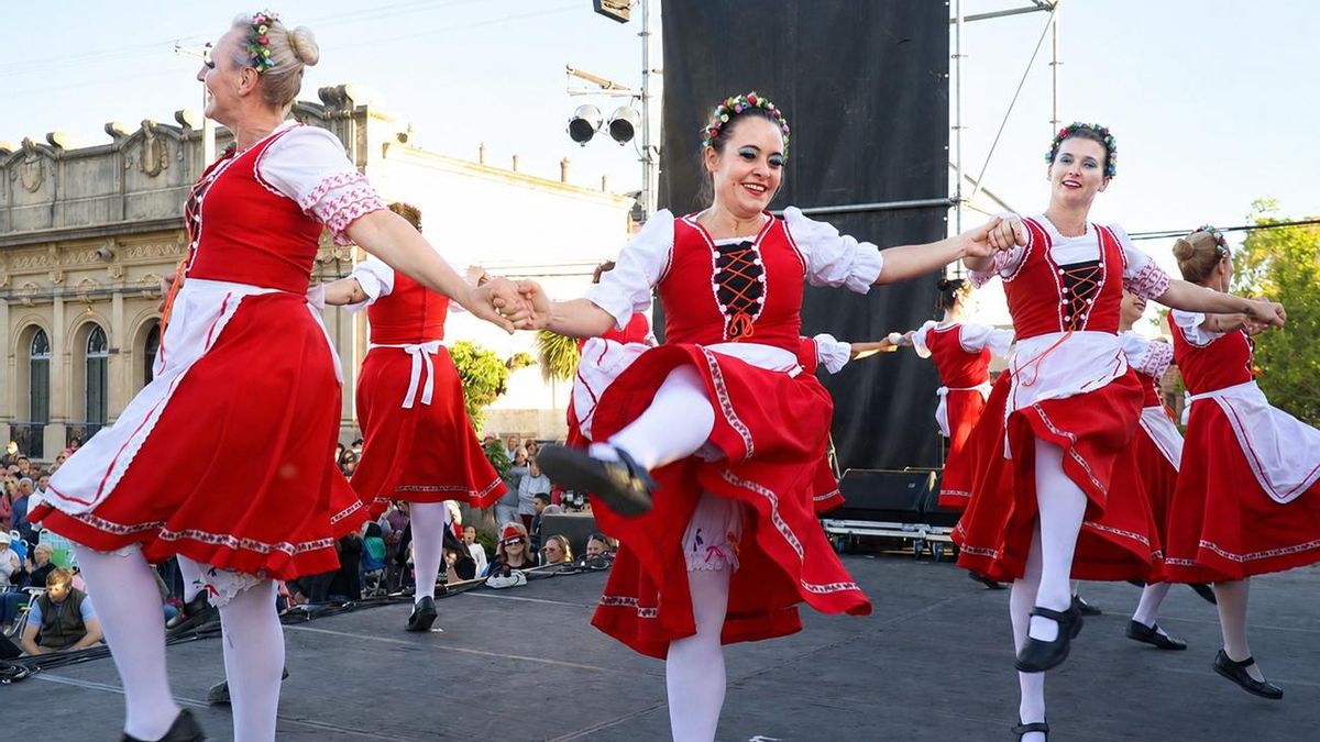 Coronel Suarez. Fiesta de las colectividades