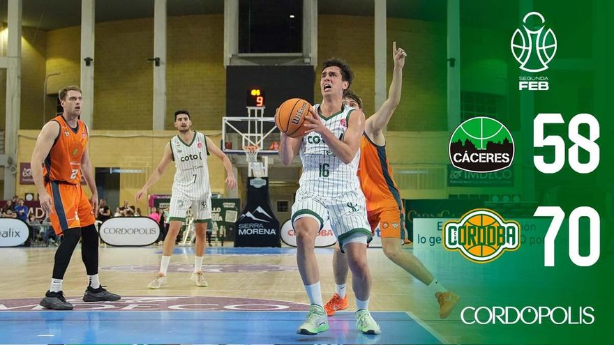 El Coto Córdoba CB cumple en su visita a Cáceres