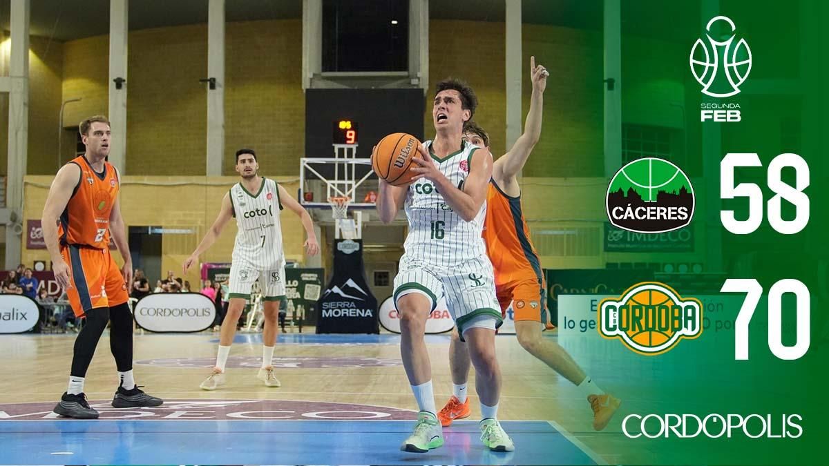 El Coto Córdoba CB cumple en su visita a Cáceres