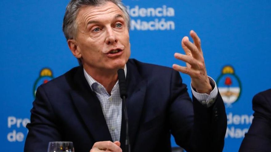 El presidente de Argentina, Mauricio Macri.