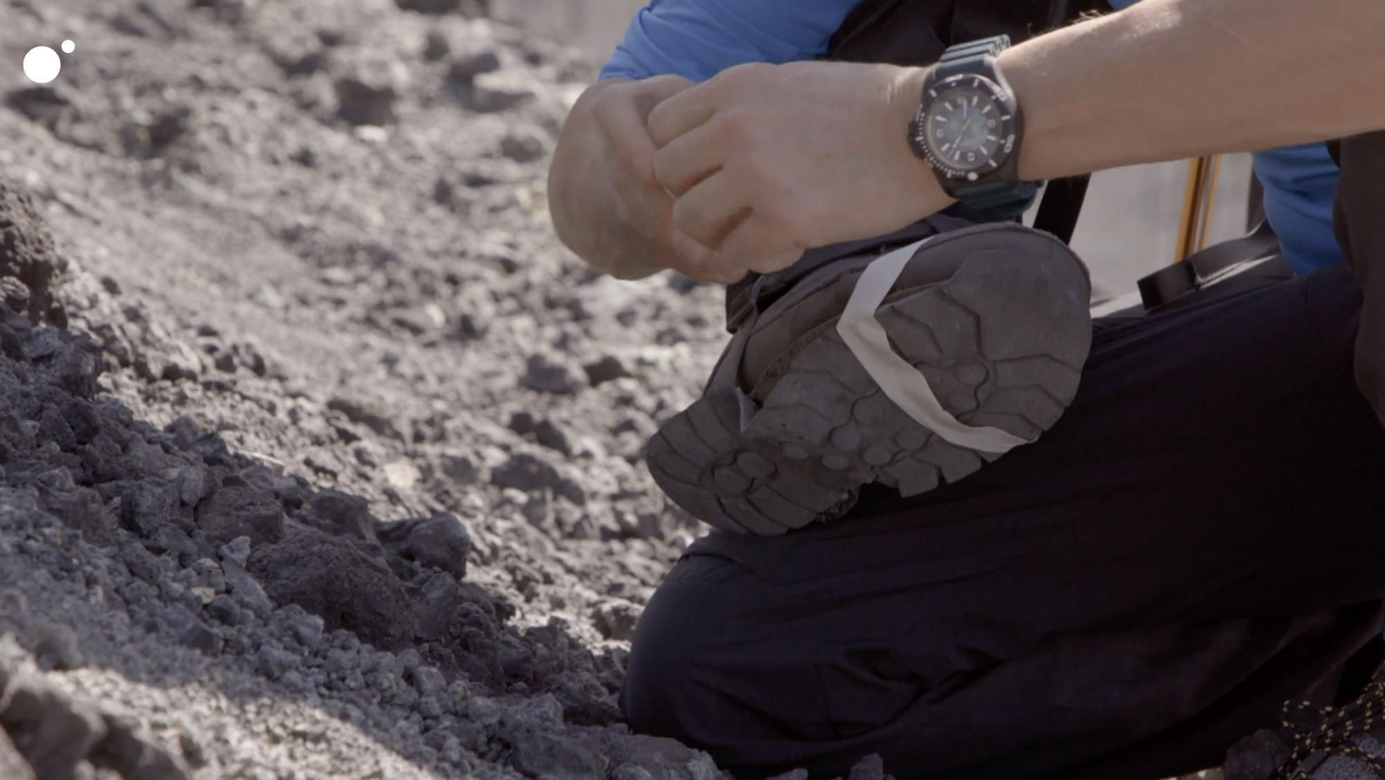 Las botas de Pedro Piqueras se derritieron por las altas temperaturas. PLANETA CALLEJA