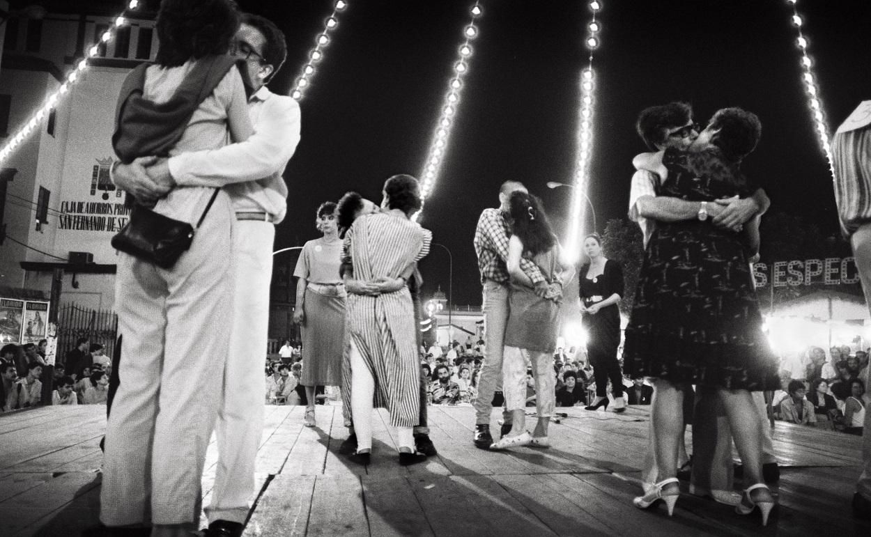 Concurso de besos en la velá