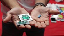 Fotografía empleada en las campañas a favor de la PrEP en Fundación Triángulo
