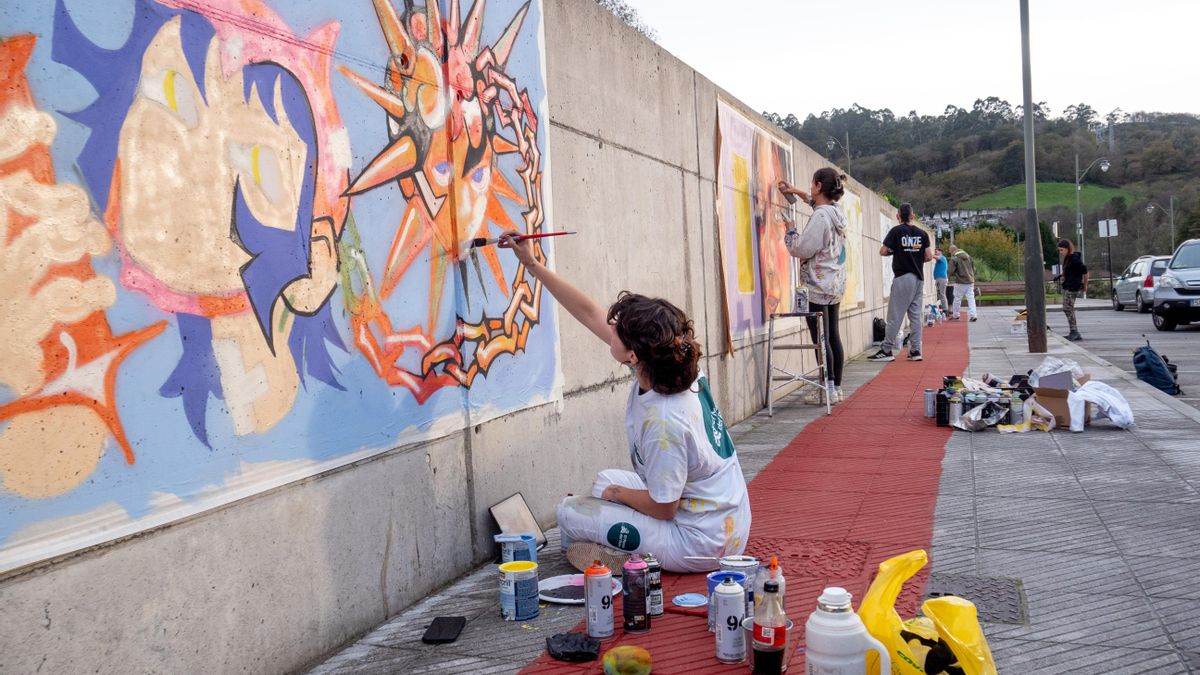 Siero, la capital asturiana del arte urbano que respondió con color en las calles a los días grises de encierro