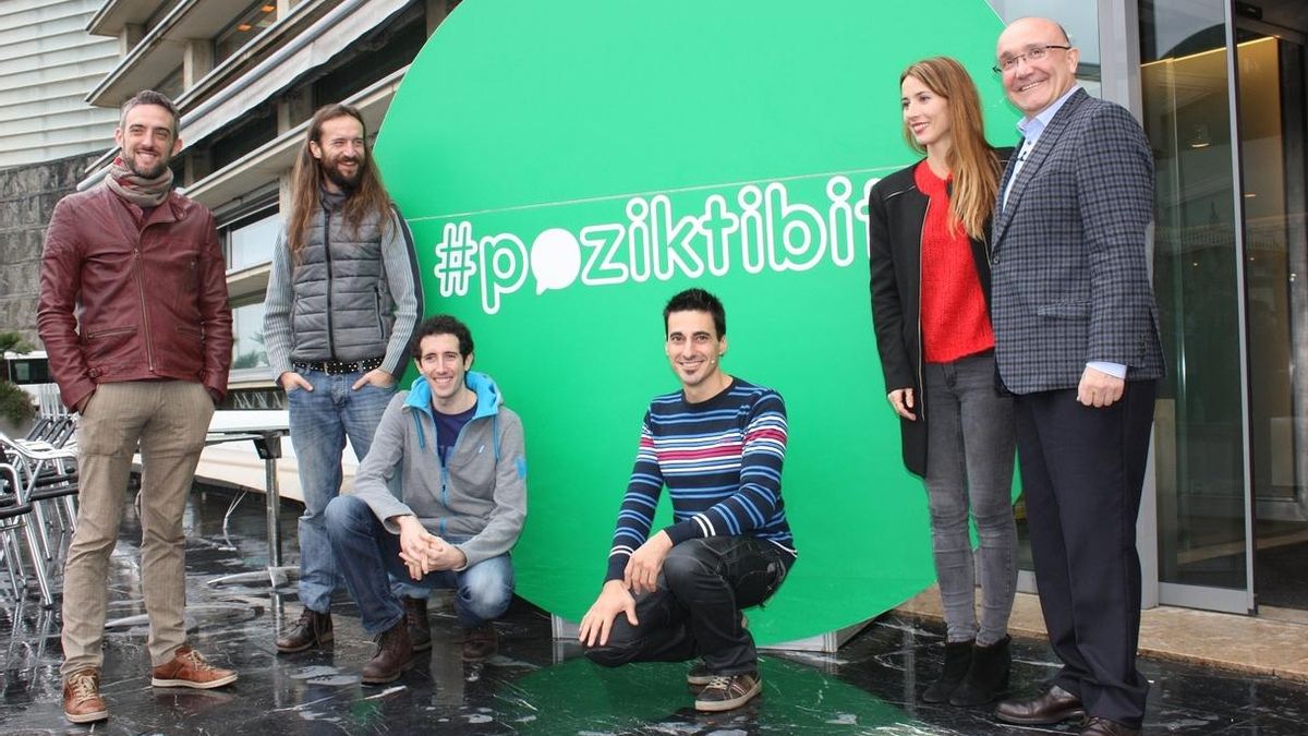 La actriz Barbara Goenaga y el grupo Kalakan protagonizan el quinto vídeo del proyecto 'Poziktibity'