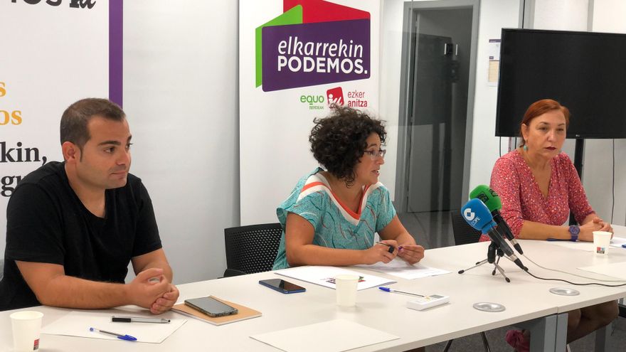 Podemos e IU cuentan con Equo para la candidatura de Bilbao a las municipales de 2023
