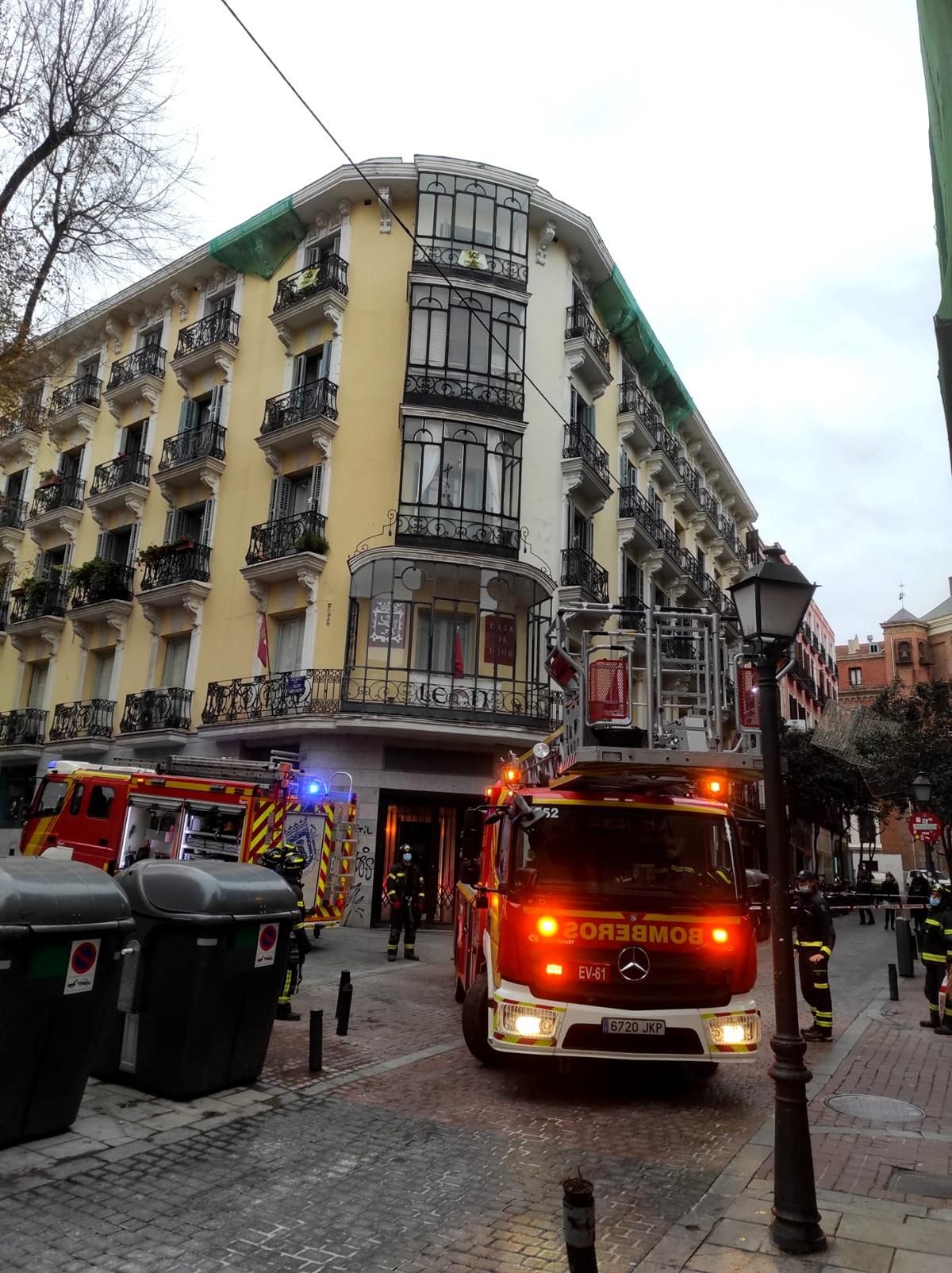 El desprendimiento quedó en un susto, sin daños de ningún tipo