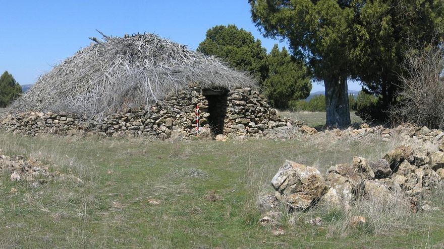Los chozones de Escalera, en Guadalajara