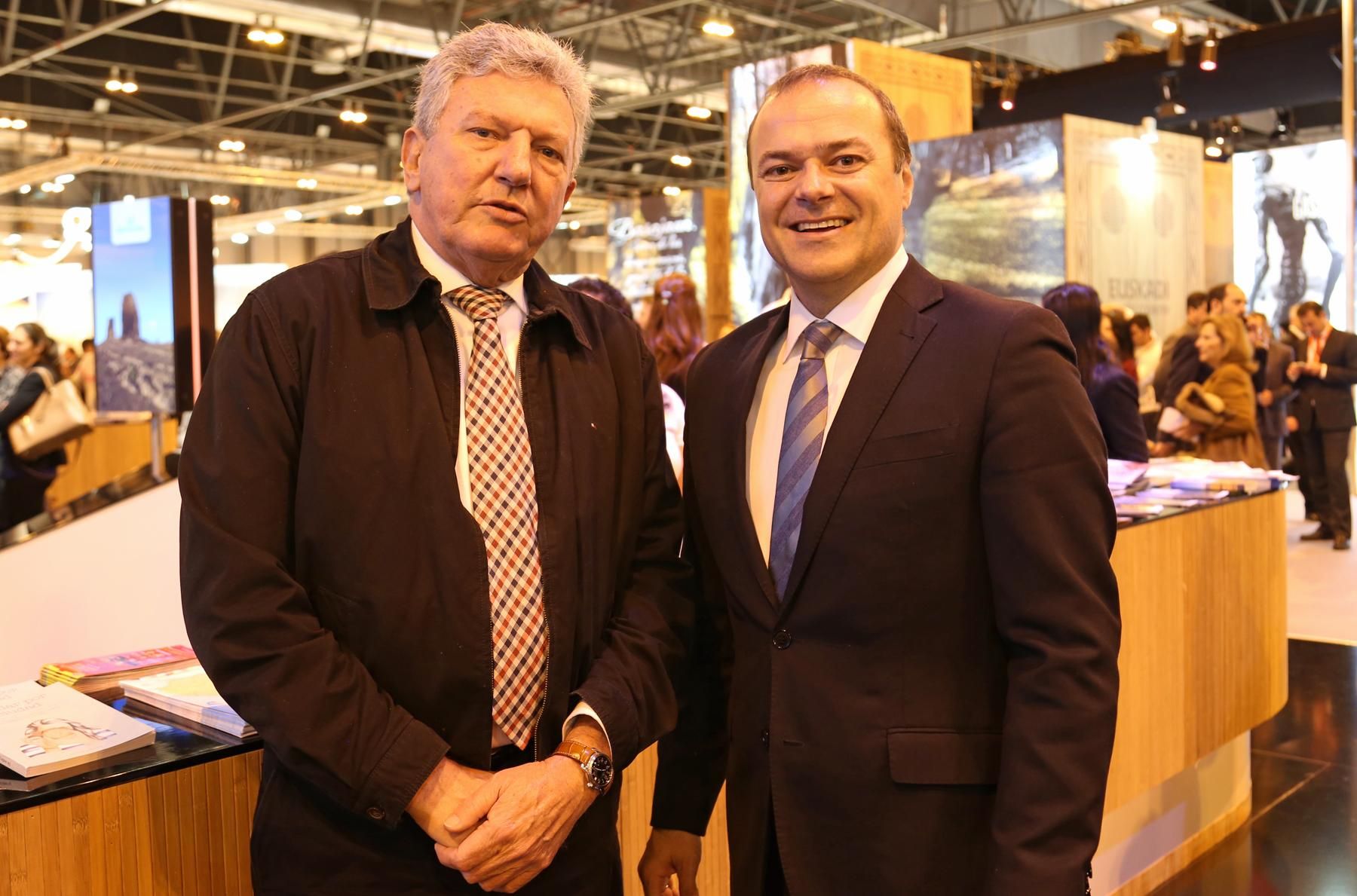 El alcalde de LPGC, Augusto Hidalgo, junto al concejal de Turismo, Pedro Quevedo (Acfi Press).