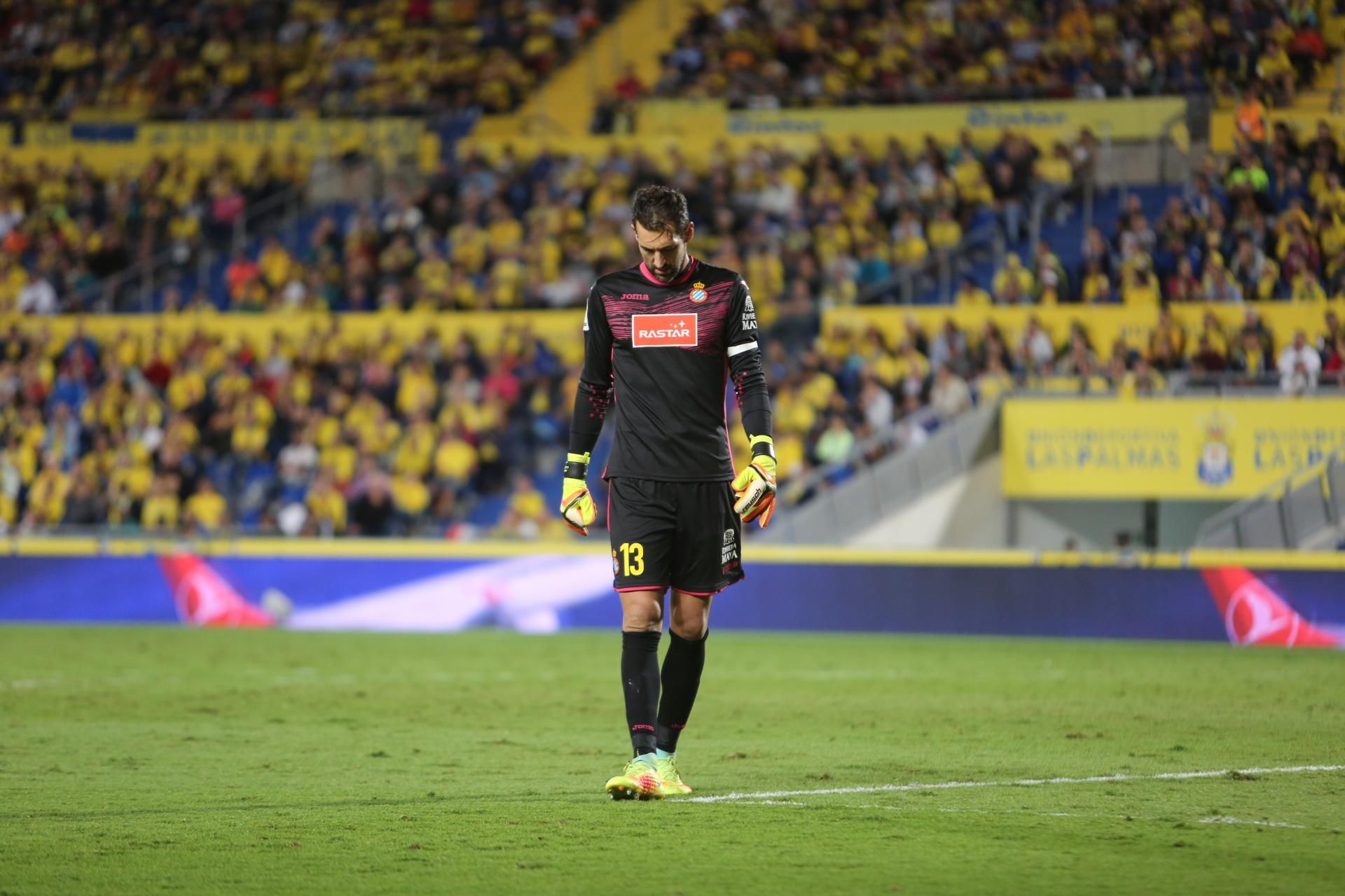 Imágenes del encuentro entre la UD Las Palmas y el RCD Espanyol. Alejandro Ramos.