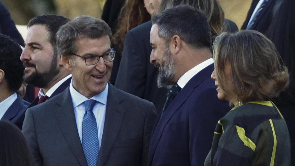 Feijóo y Abascal, un nuevo romance al calor de la motosierra