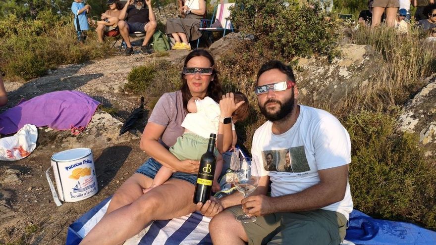 Alicia, Diego y su bebé Rita