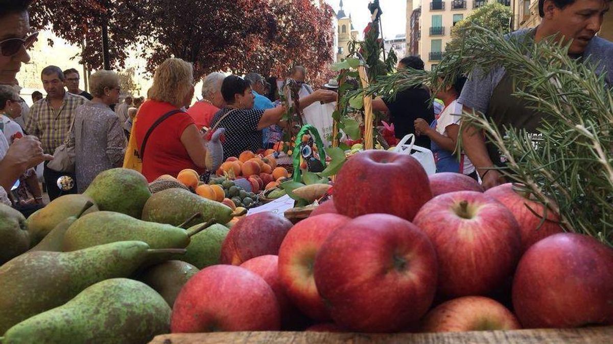 Puestos de venta de productos de la huerta riojana