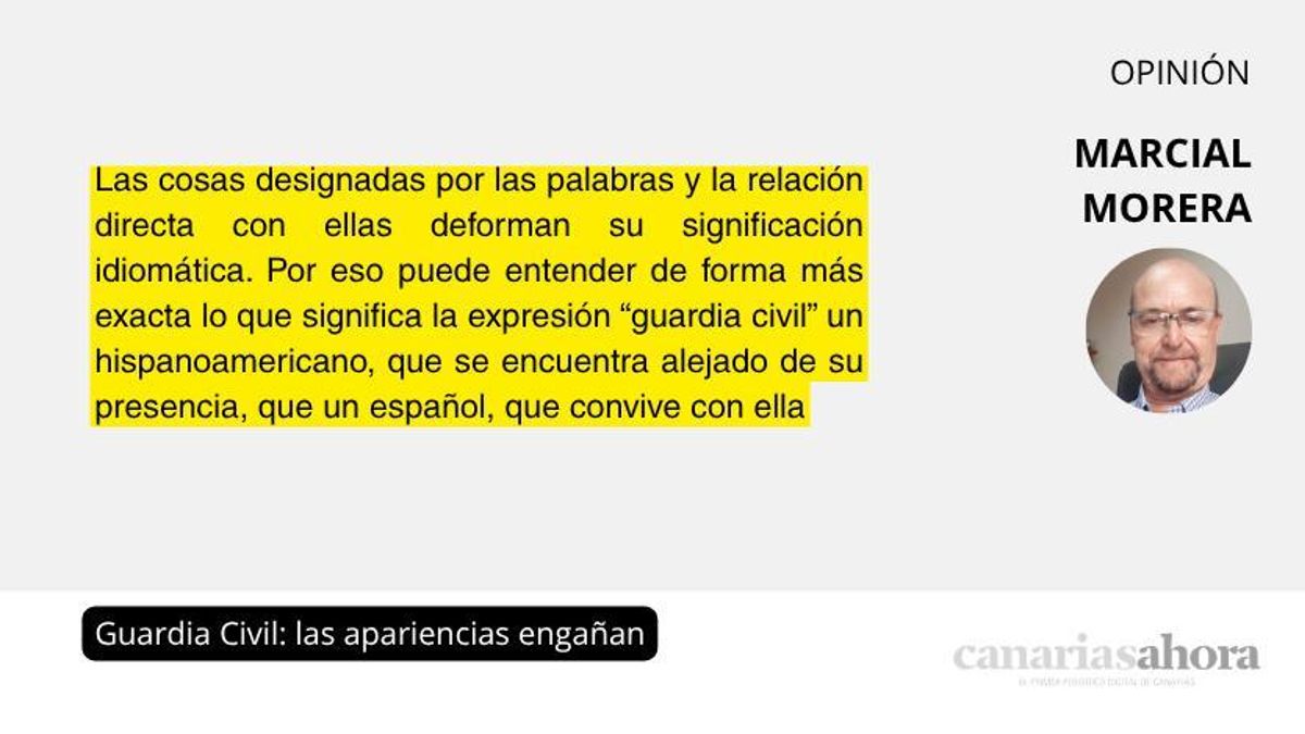 Guardia Civil: las apariencias engañan