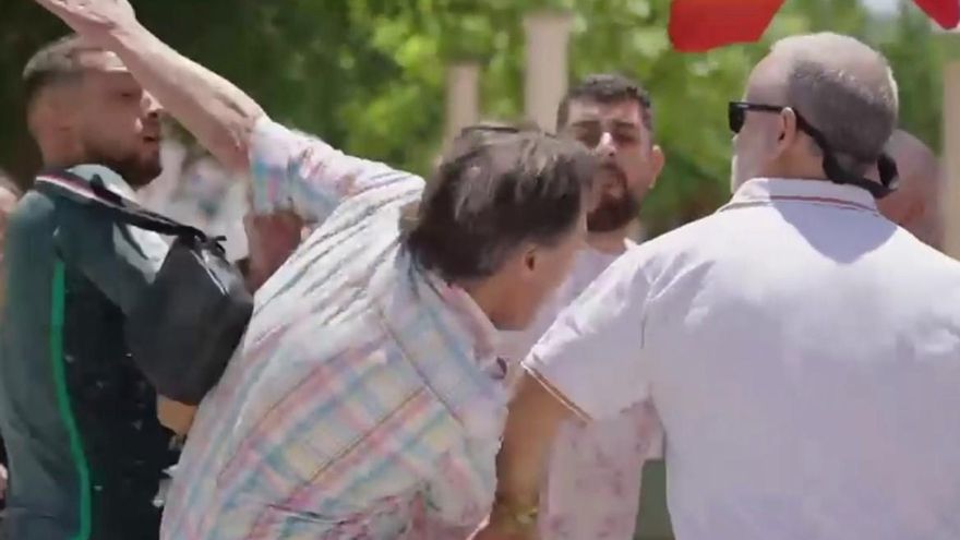 Insultos, agresiones y un herido leve en la presentación de Vox en Marinaleda