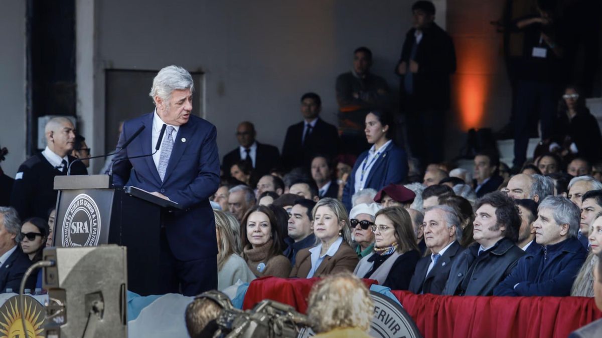 Nicolás Pino, presidente de la Sociedad Rural Argentina (SRA).