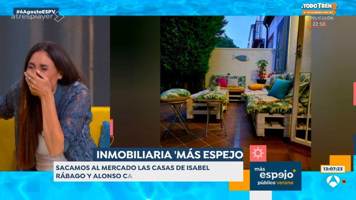 Isabel Rábago cae en la trampa de 'Espejo Público' y "pone a caldo" la casa de Alonso Caparrós sin saberlo