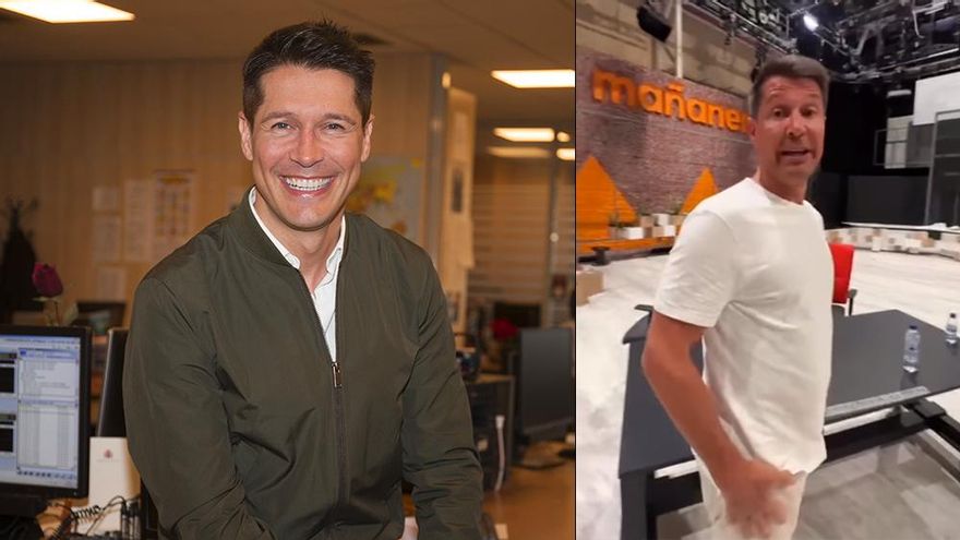 Jaime Cantizano muestra los primeros detalles del plató de 'Mañaneros', el nuevo magacín de La 1