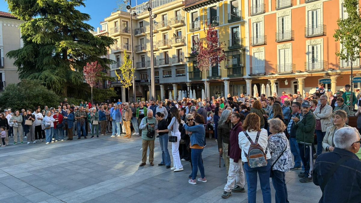 Concentración para protestar por la ampliación de la zona azul de Guadalajara