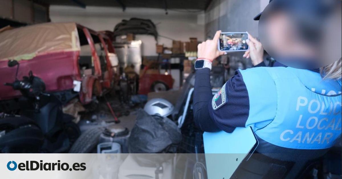Local Police in Las Palmas de Gran Canaria Uncover Three Illegal Workshops and Locate a Stolen Car in One