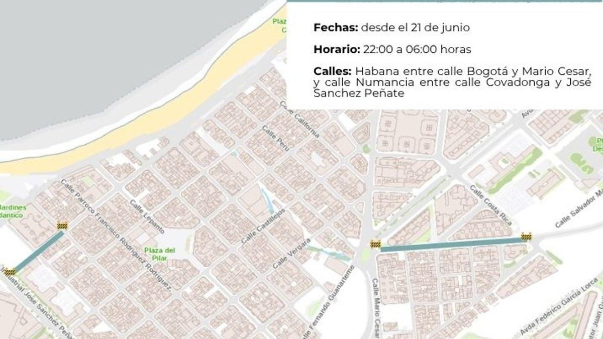 El Ayuntamiento de Las Palmas de Gran Canaria continúa los trabajos de asfaltado nocturno en Guanarteme