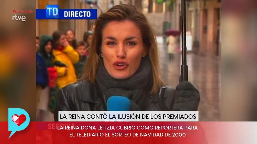 La reina Letizia y el gordo de la Lotería de Navidad: TVE recupera otro memorable vídeo de su exreportera