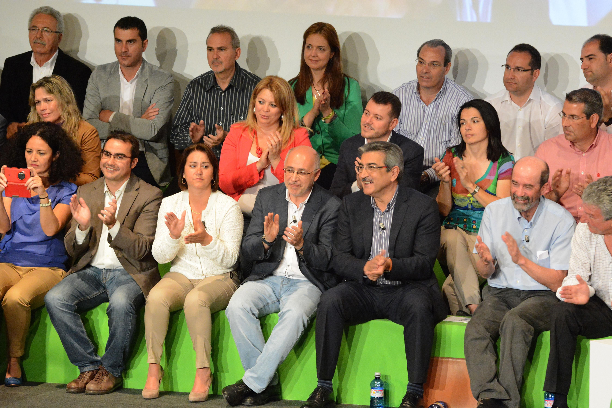 Gladys Acuña, Antonio Morales, Román Rodríguez y Santiago Pérez.