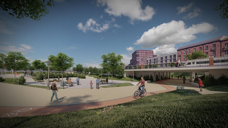 Uno de los túneles que el Ayuntamiento de Valladolid impulsa como alternativa al soterramiento.