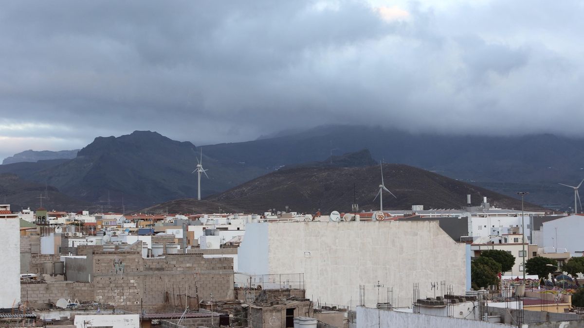 Imagen de archivo de cielos cubiertos en Gran Canaria