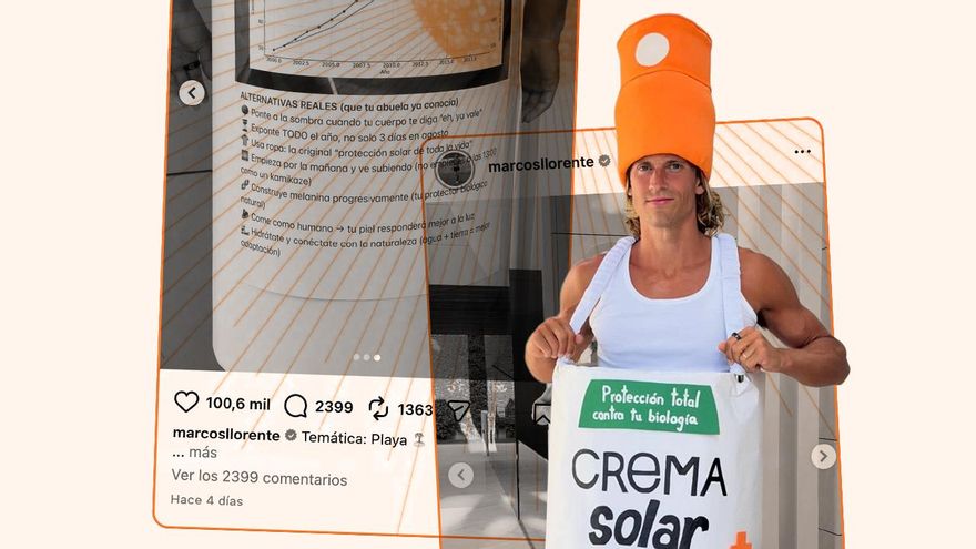 Marcos Llorente no lleva razón: los argumentos de los dermatólogos contra su negacionismo de la crema solar