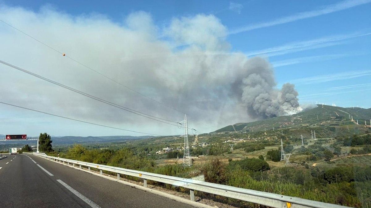 Incendio de Castropodame. 