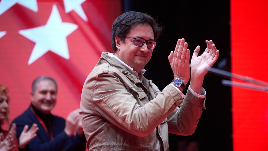 El secretario general del PSOE-M y ministro para la Transformación Digital y la Función Pública, Óscar López.