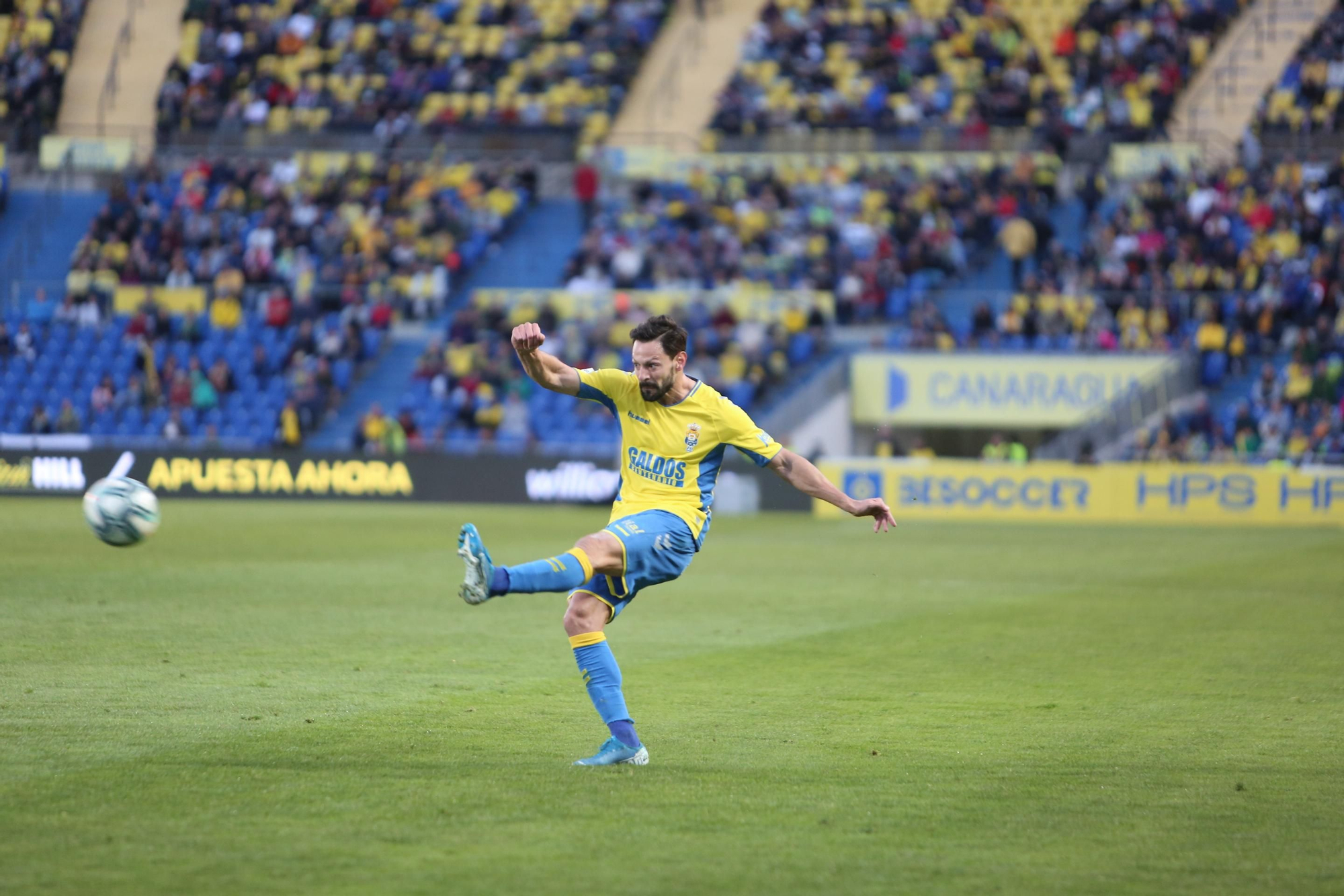 Partido entre Las Palmas y el CD Tenerife.