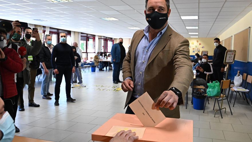 Abascal dice que en Madrid se vota "un cambio de ciclo para España"