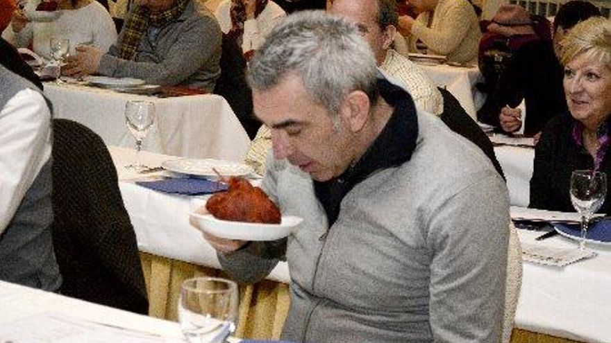 Un momento de la cata.