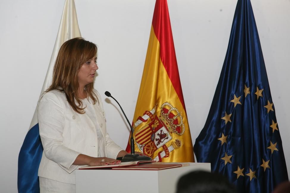 Nieves Lady Barreto Hernández, consejera de Política Territorial (CC). (ALEJANDRO RAMOS)