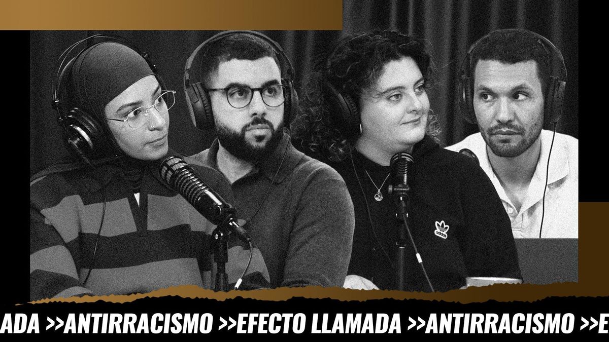 De dcha. a izq: Youssef M. Ouled junto a Maria Bennouna, Nordin Workout y Hajar Brown, algunos de los participantes de este programa