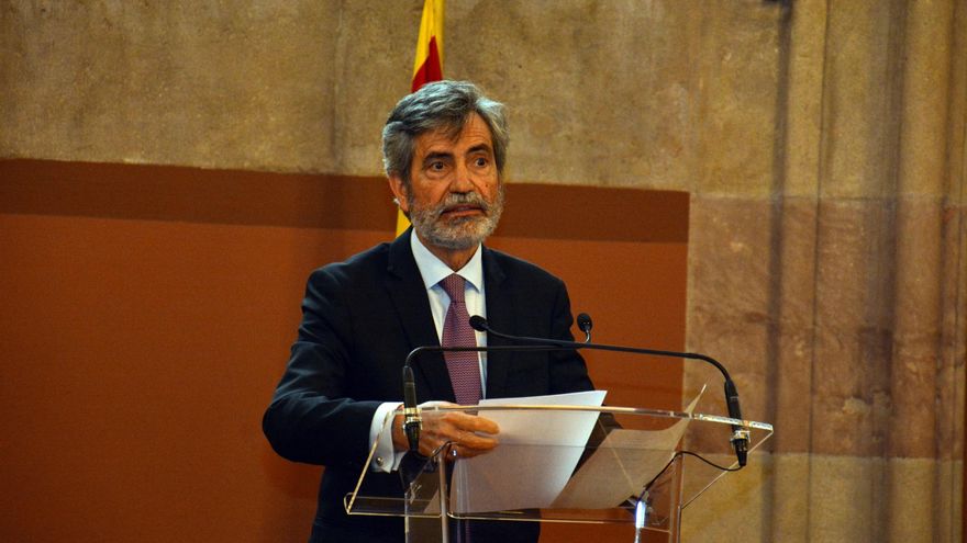 El presidente del Tribunal Supremo (TS) y del Consejo General del Poder Judicial (CGPJ), Carlos Lesmes.