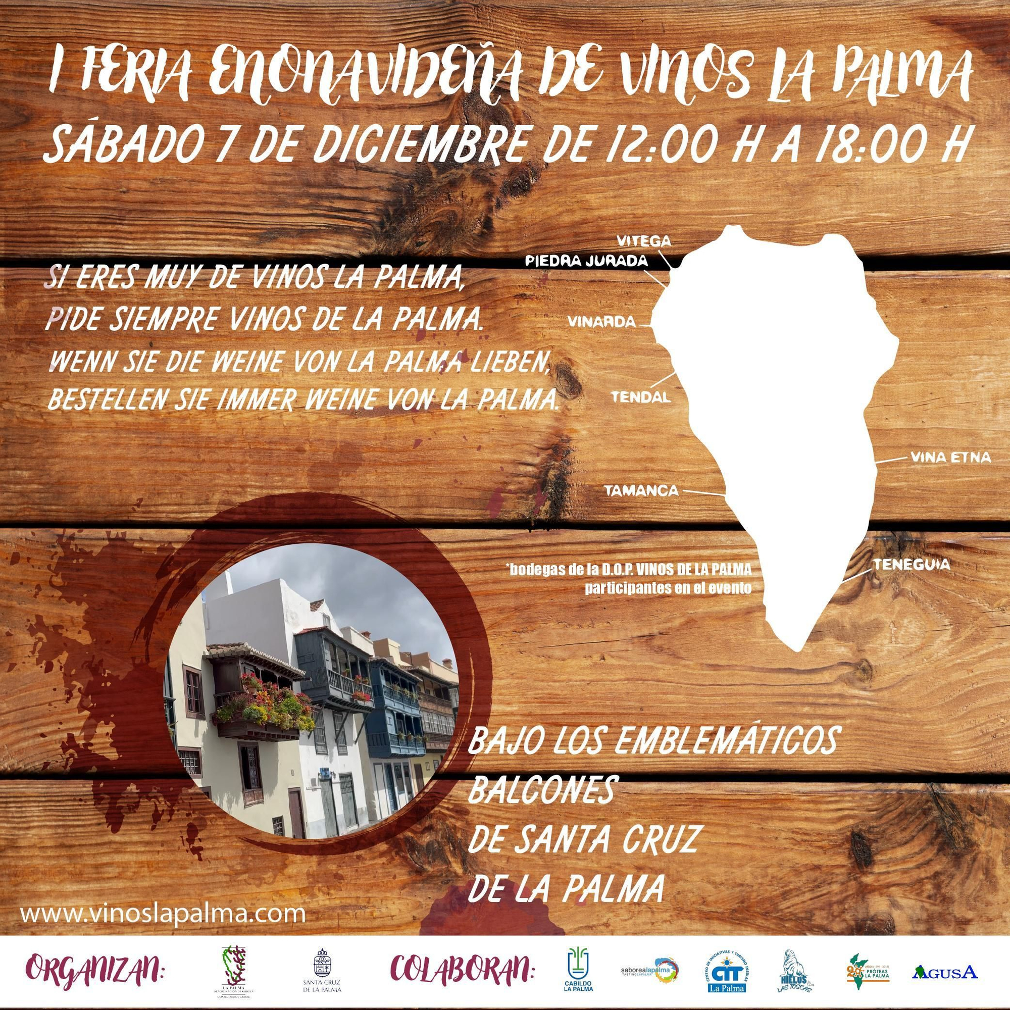 La I Feria Enonavideña Vinos La Palma invita a vivir la magia de la Navidad.