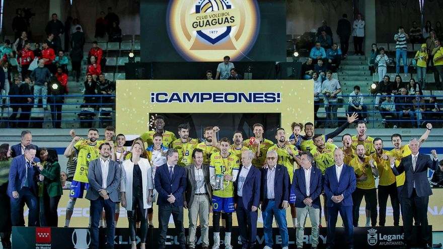 El CV Guaguas gana la Copa del Rey