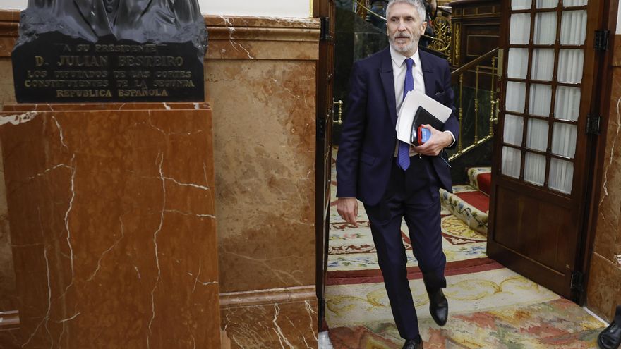 Marlaska dice a los eurodiputados que "nunca" debió pasar la tragedia de Melilla