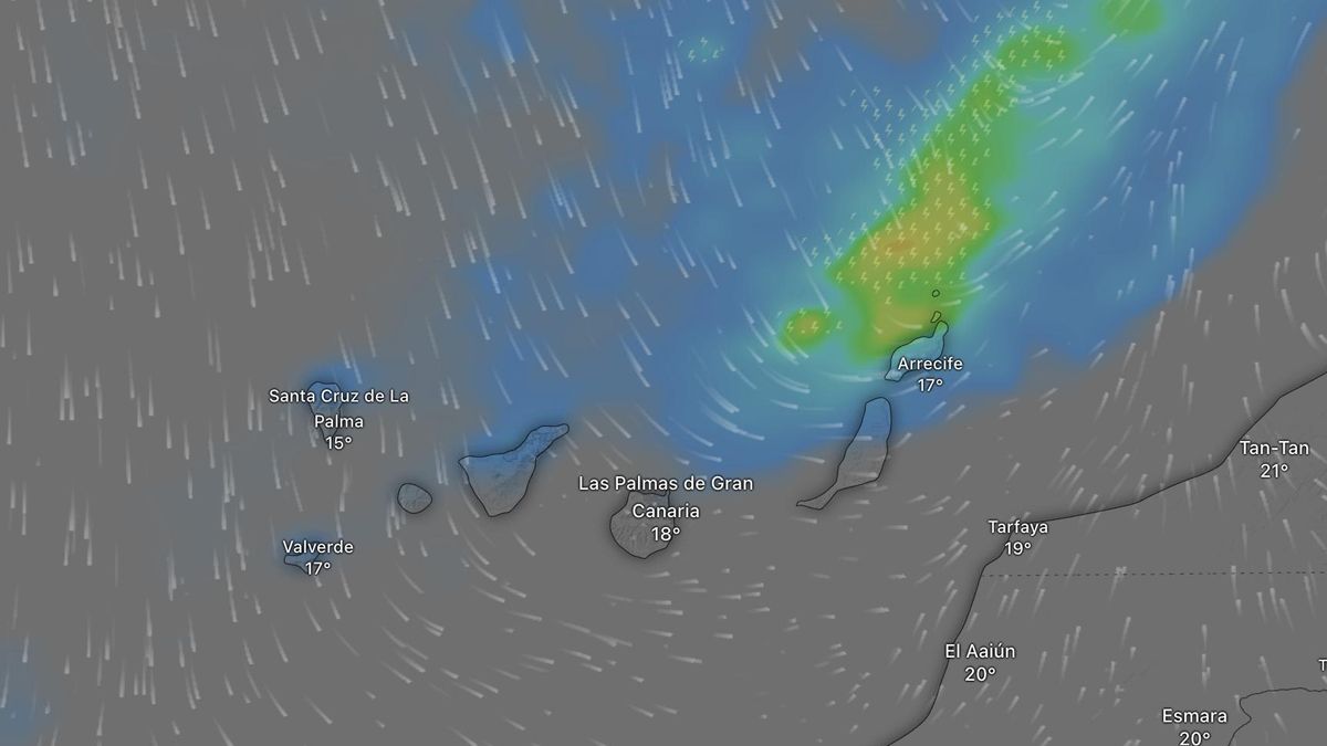 Canarias espera más lluvias intensas esta semana: esta es la previsión de Aemet