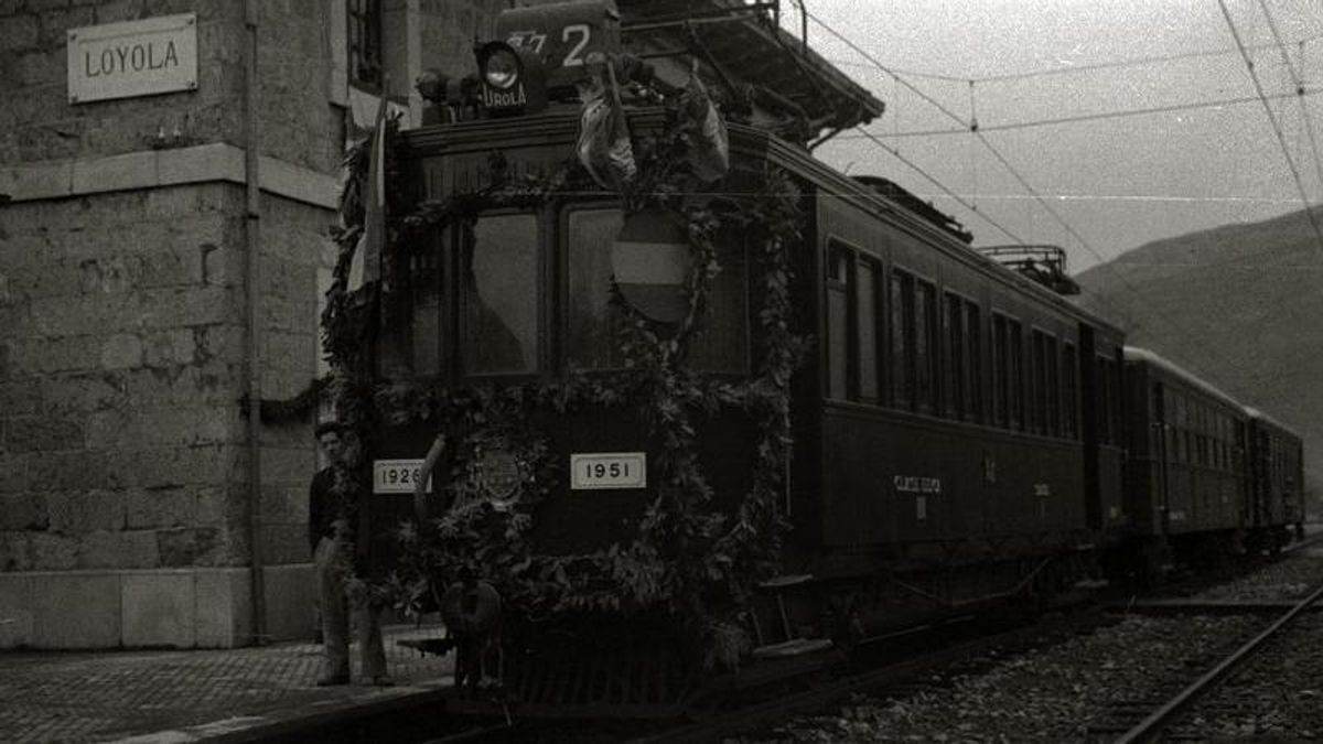 Centenario del tren del Urola, la densa conexión entre Zumarraga y Zumaia que quedó desmantelada en 1986
