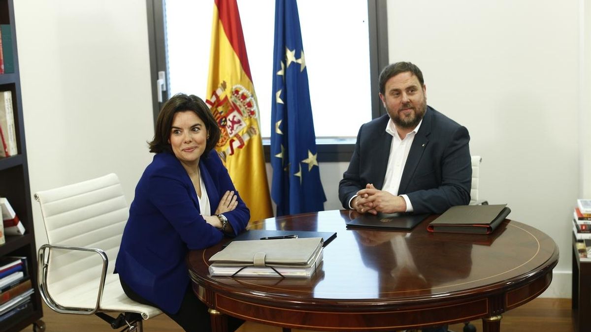 Santamaría y Junqueras se reunirán este jueves en Madrid