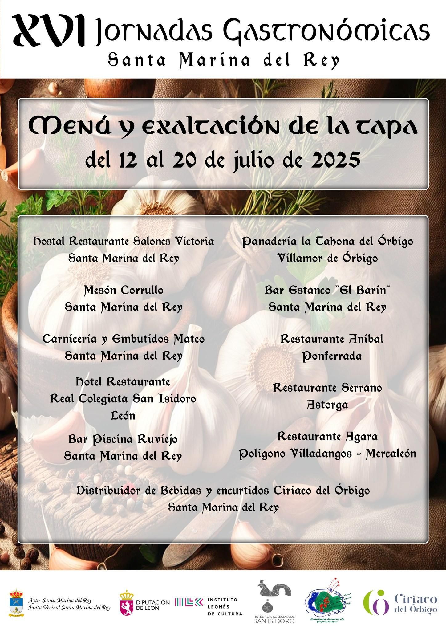 Jornadas Gastronómicas de Santa Marina del Rey.